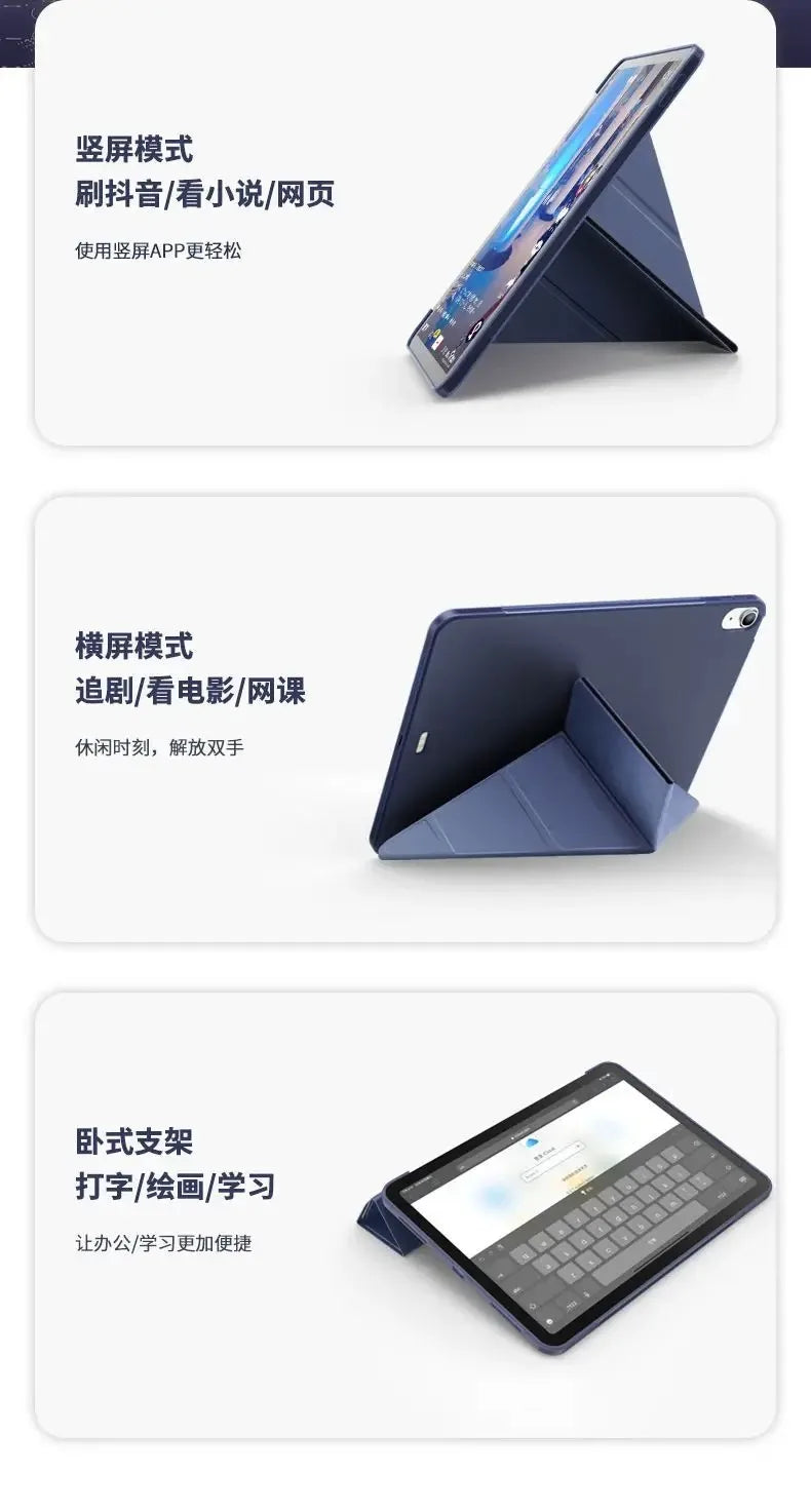 Dark Blue Pad Case, Redmi Pad SE11 Funda SE 8.7, Xiaomi MiPad 6 Pro Mi Pad 7 Pro