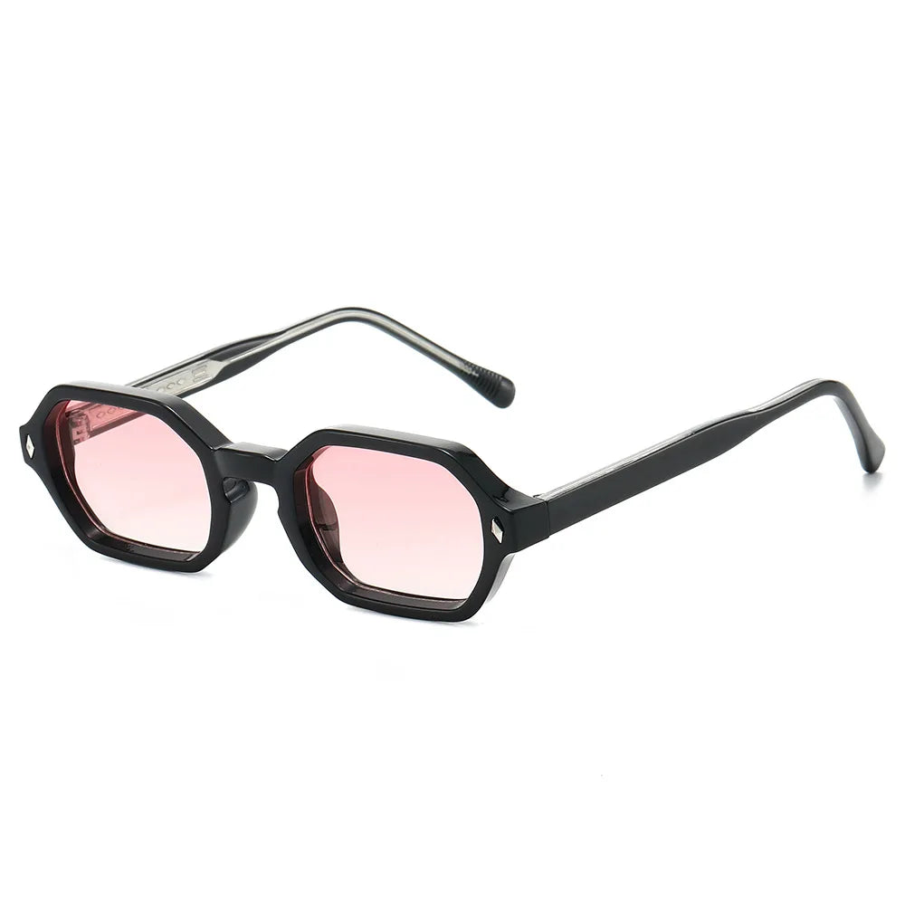 JNPCXI New Fashion Square Punk Sunglasses Men Women Luxury Brand Design Popular Gradient Sun Glasses Travel Eyewear