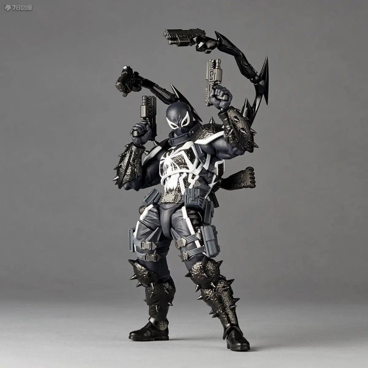2024 Agent Venom Action Figure CT Version Kaiyodo PVC Movable Collection Model