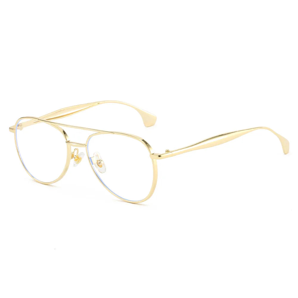 JNPCXI New Round Fashionable Men's Driving Sunglasses UV Protection Metal Frame Sun Glasses Women