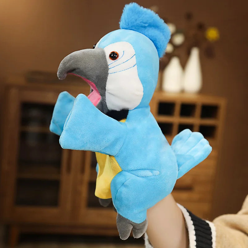 Cute Duck Hand Puppet Plush Toys little bird Birthday Gift Doll High Quality Stuffed Animals Kids Baby Education Toy