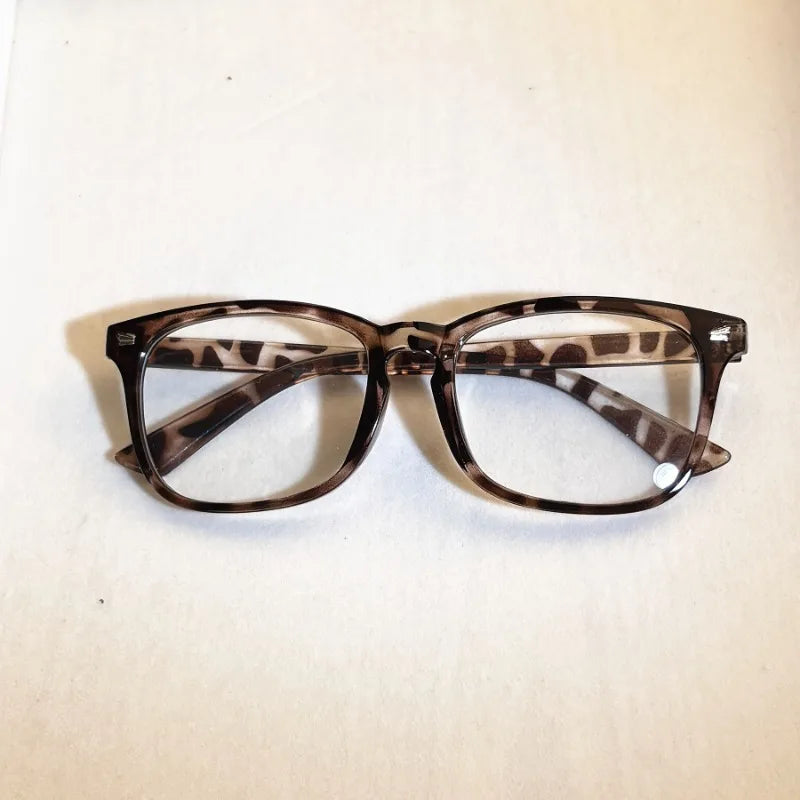 Vintage Square Frame Anti-Blue Light Glasses for Women Durable PC Frame Ideal for Reading and Computer Use