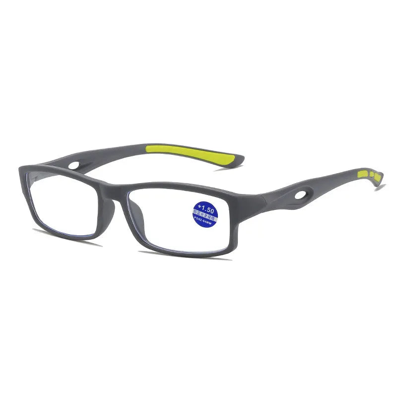 TR90 Sports Reading Glasses for Men Women Office Anti Blue Light Readers Eyewear Eye Protection Presbyopia Eyeglasses