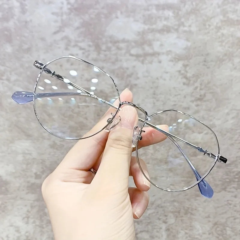 Korean Version Of The Trend Anti-blue Light Radiation Glasses Women's Eye Protection Flat Glasses