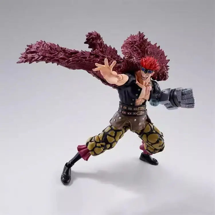 【IN STOCK】Original Bandai S.H.Figuarts One Piece Eustass Kid The Raid on Onigashima 15.5cm Action Figure Collectible Model