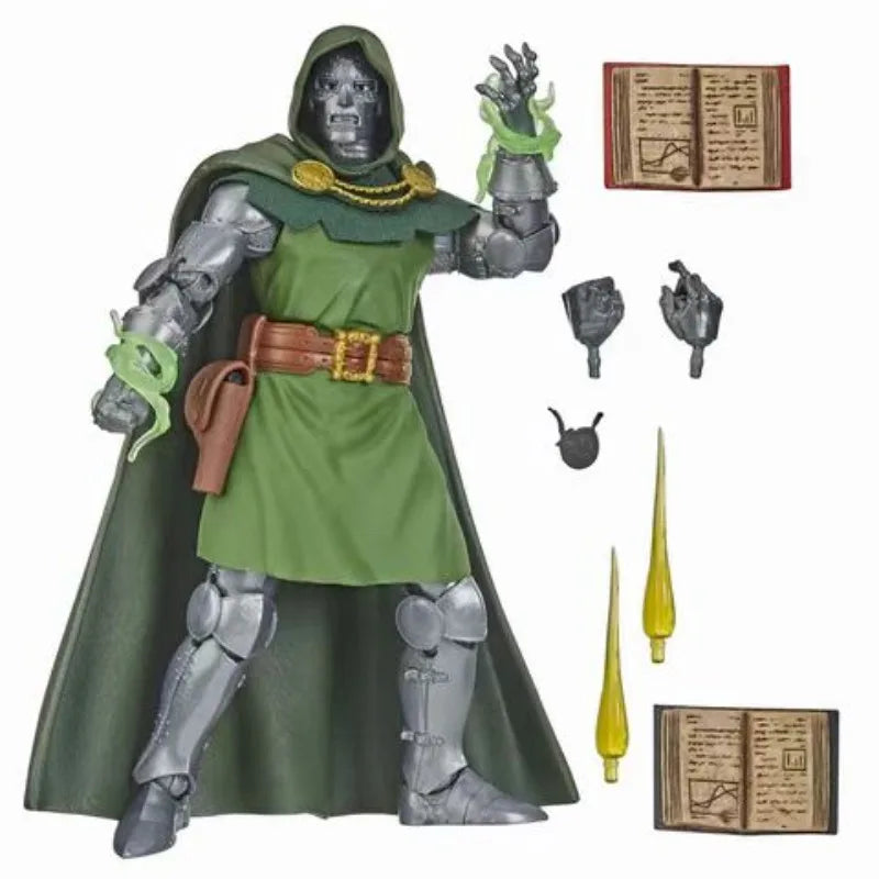 Original Hasbro Marvel Legends Series Retro Cardback Dr. Doom Fantastic 4 Action Figures Toys Models Collection