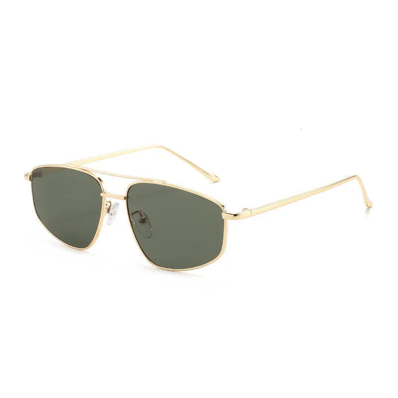 JNPCXI New Retro Pilot Women Sunglasses Classics Metal Double Bridge Shades Sun Glasses Female Eyewear Trendy Glasses Oculos