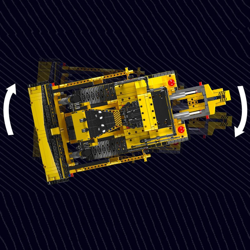 Mould King 15084 Technical truck, Control Bulldozer Building Block Assembly Set