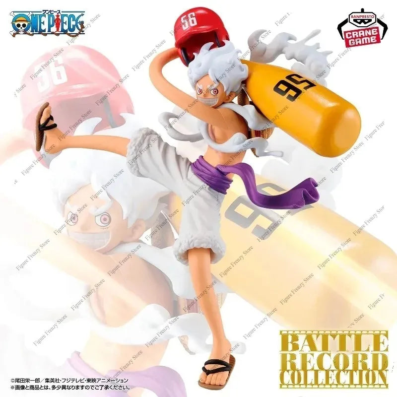 Special Offer for BANDAI Banpresto One Piece BRC Monkey D Luffy Gear 5 II Baseball Battle Record Collection Anime Figure PV
