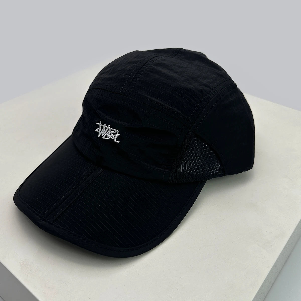 New Unisex Outdoor Letter Embroidery Baseball Hats Color Block Sunshade Quick Drying Breathable Peaked Caps Versatile Personal