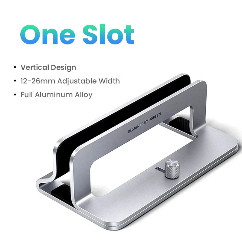 Vertical Laptop Stand For MacBook Air Pro Triple Slots Aluminum Notebook Stand