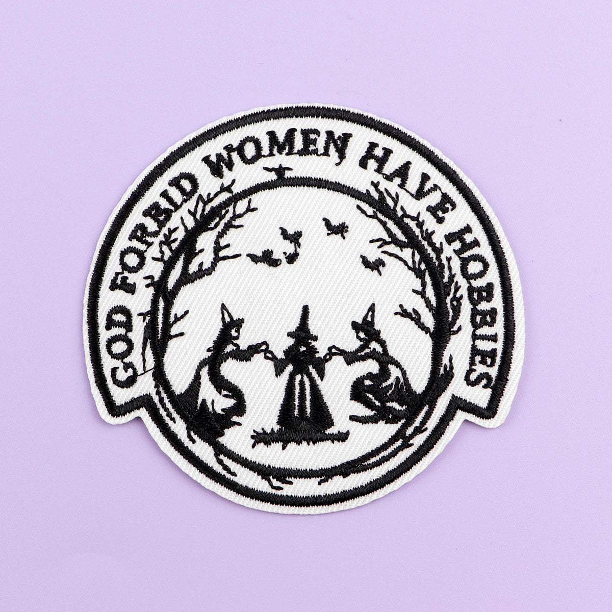 Funny Witch Iron On Patch Clothes Patch For Clothing Movie Embroidered Patch Garment Apparel Accessories Sewing Stickers