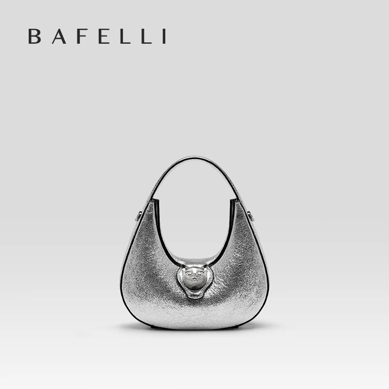 BAFELLI NEW WOMEN HANDBAG CAT SERIES LEATHER LUXURY BAG FASHION RETRO SHOULDER