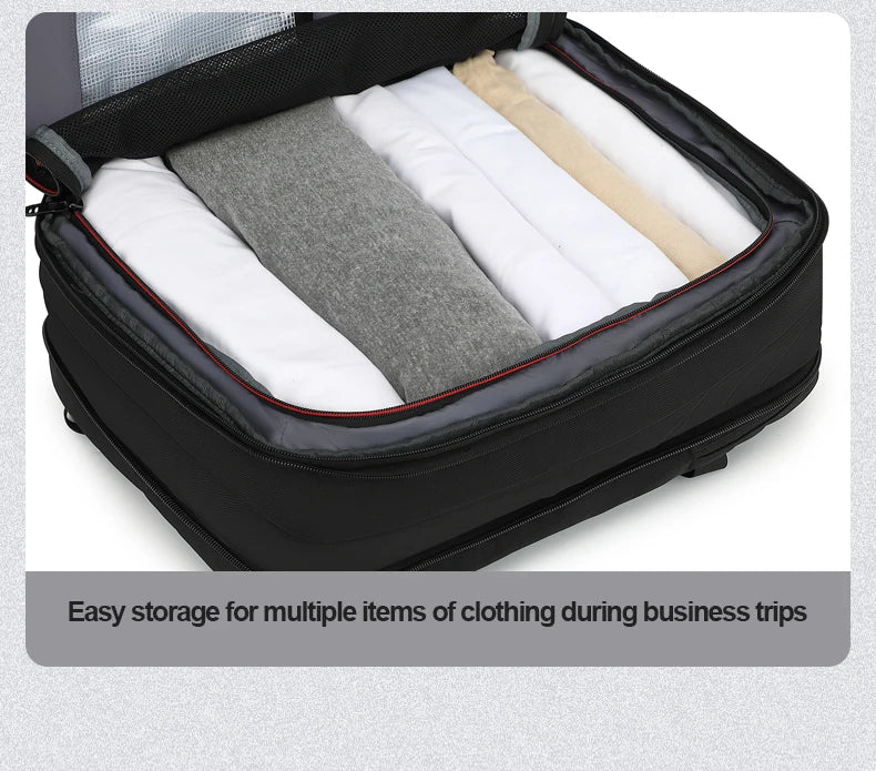 SWISS MILITARY Expandable Men Backpack Waterproof 15.6in Travel Laptop Backpack