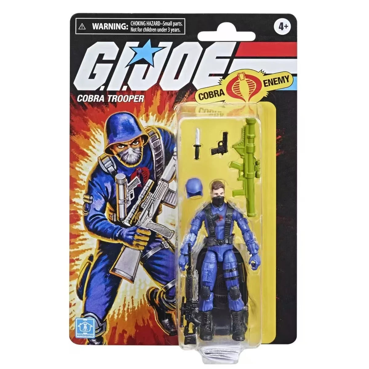 Original Hasbro G.I. Joe Classified Series Retro Hanging Card COBRA TROOPER/OFFICER/Grant/STALKER Anime Figure Collection Toys
