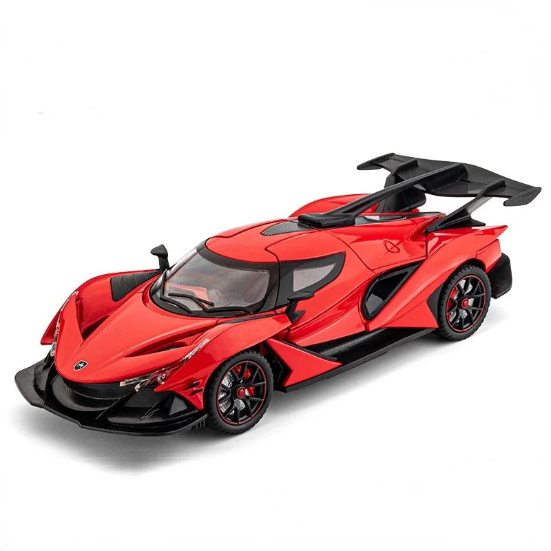 1/24 Apollo IE Alloy Car Model Super Sports Car Toys Simulation Diecasts & Toy Vehicles Decoration For Kids Boys Christmas Gifts