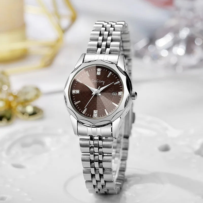 Fashion Elegant Women's Wristwatch High Quality Luxury Watch Women Original Steel Casual Quartz Ladies Watch Relógio Feminino