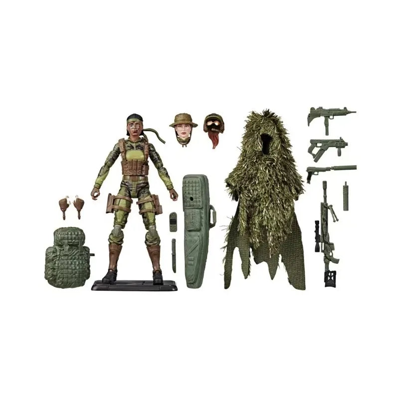 Original Hasbro G.I. Joe Classified Series 60th Anniversary Action Marine Sniper Action Figure Collection Toys Ornaments