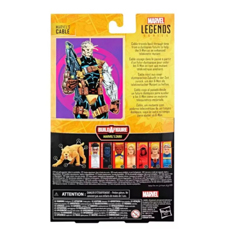 Original Hasbro Marvel Legends Series X-Men Cable Anime Figures Model Collection Toy