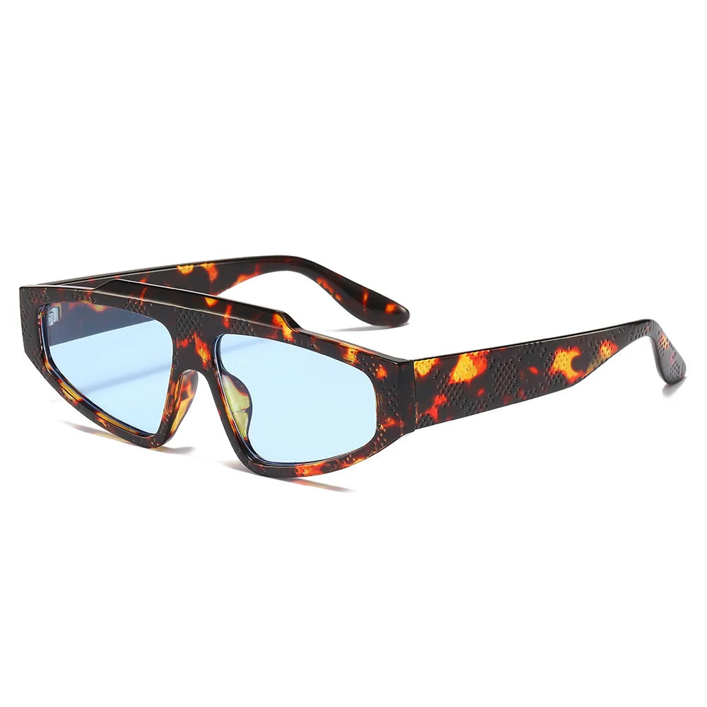 JNPCXI Ins Hot Fashion Square Women Luxury Sunglasses Retro Men Breathable Design Shades UV400 Sun Glasses