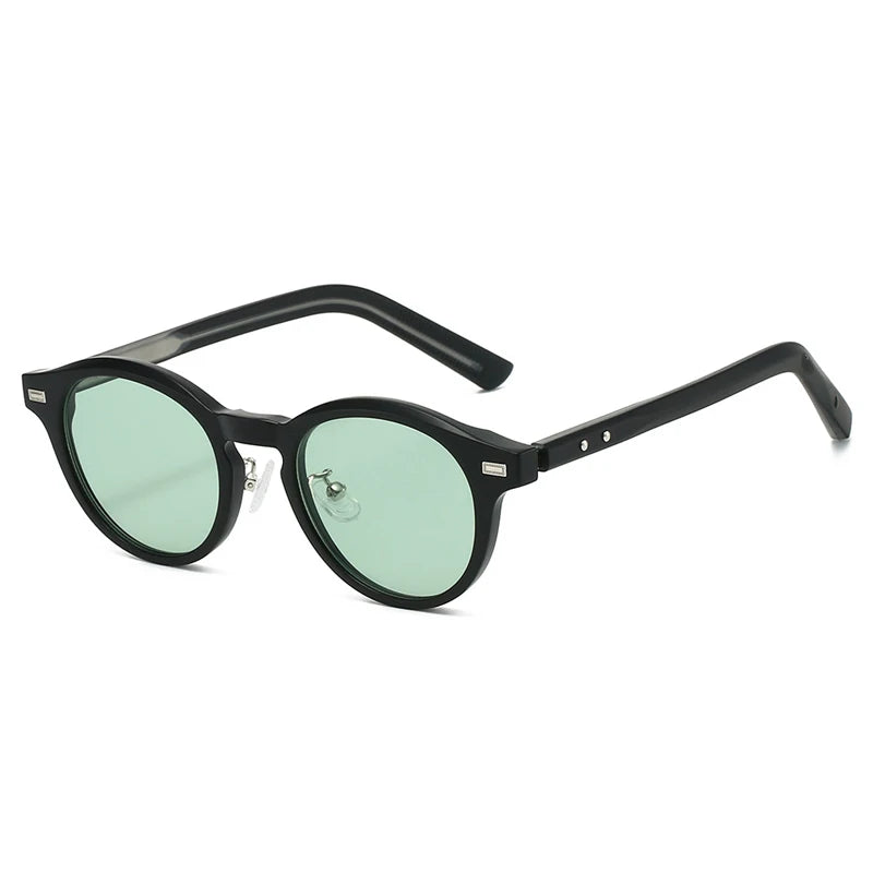 JNPCXI New Vintage TR Round Frame Sun Glasses Fashion High Quality Sunglasses Men Women UV400 Goggles Shades Eyewear