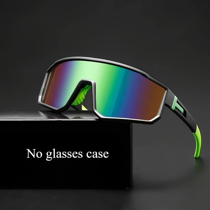 Large Frame Unified Lens Fashion GlassesSuitable for Men and Women Available in Multiple Colors