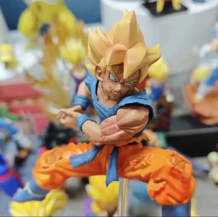 Anime Dragon Ball Z Goku Figure Super Saiyan Son Goku Action Figurine Pvc Statue Desktop Ornament Collection Model Toys Gifts