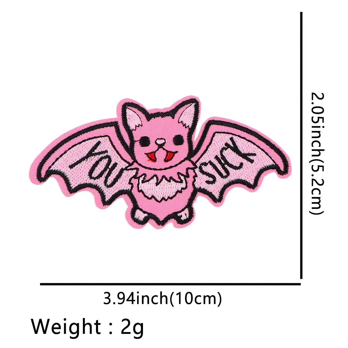 Funny Quotes Embroidered Patches for Clothing Koi Patches on Clothes Stickers Iron on Patches Animal Stripes Diy Appliques