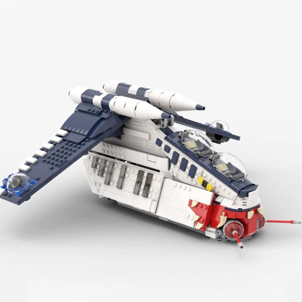 Staredamp Republic Gunship & Wars Building Blocks MOC Bricks Toys