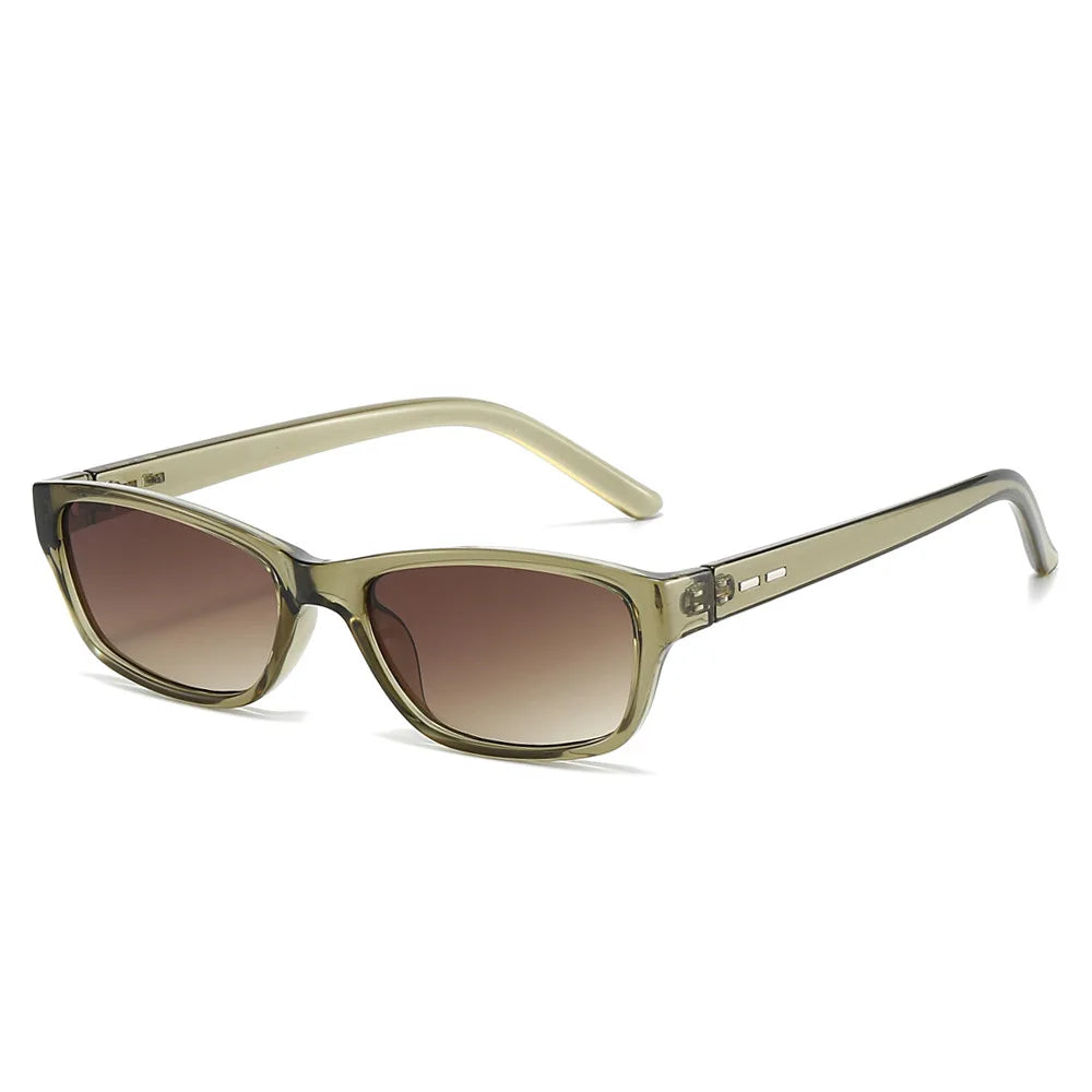 JNPCXI Retro Rectangle Sunglasses Women UV400 Protection Eyewear for Female Male Fashion Punk Sun Glasses Shades