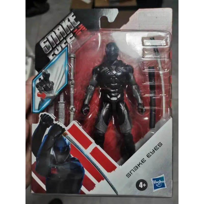 Original Hasbro G.I. Joe Classified Series SNAKE EYES Anime Figure Toy Collection Model