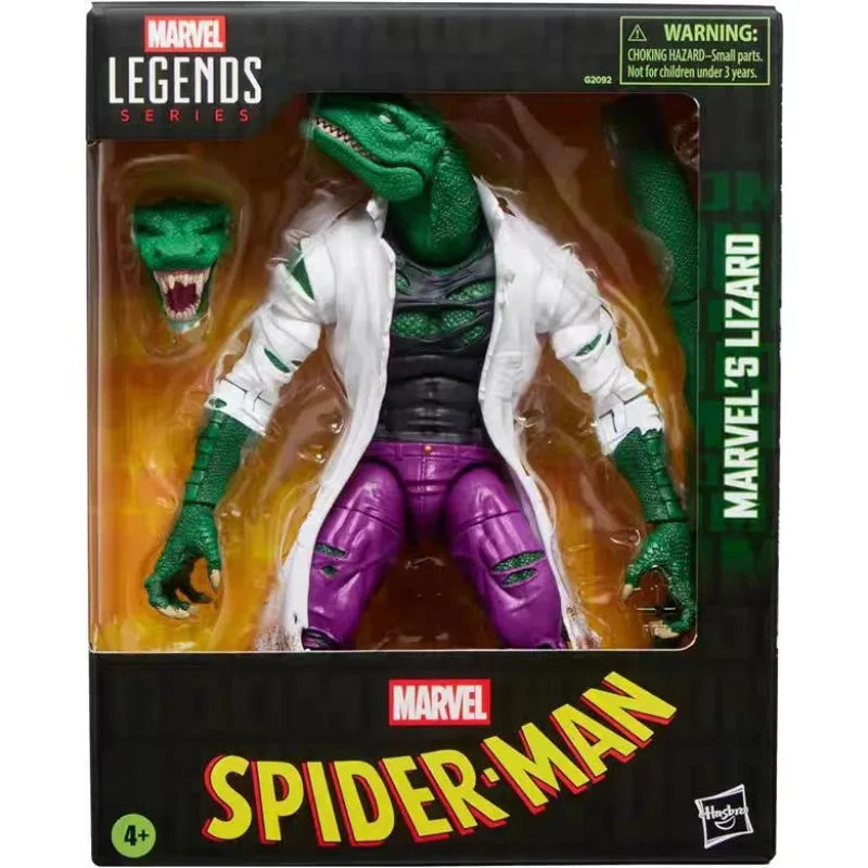 Original Hasbro Marvel Legends Series SPIDER-MAN LIZARD Anime Figure Toy Collection Model