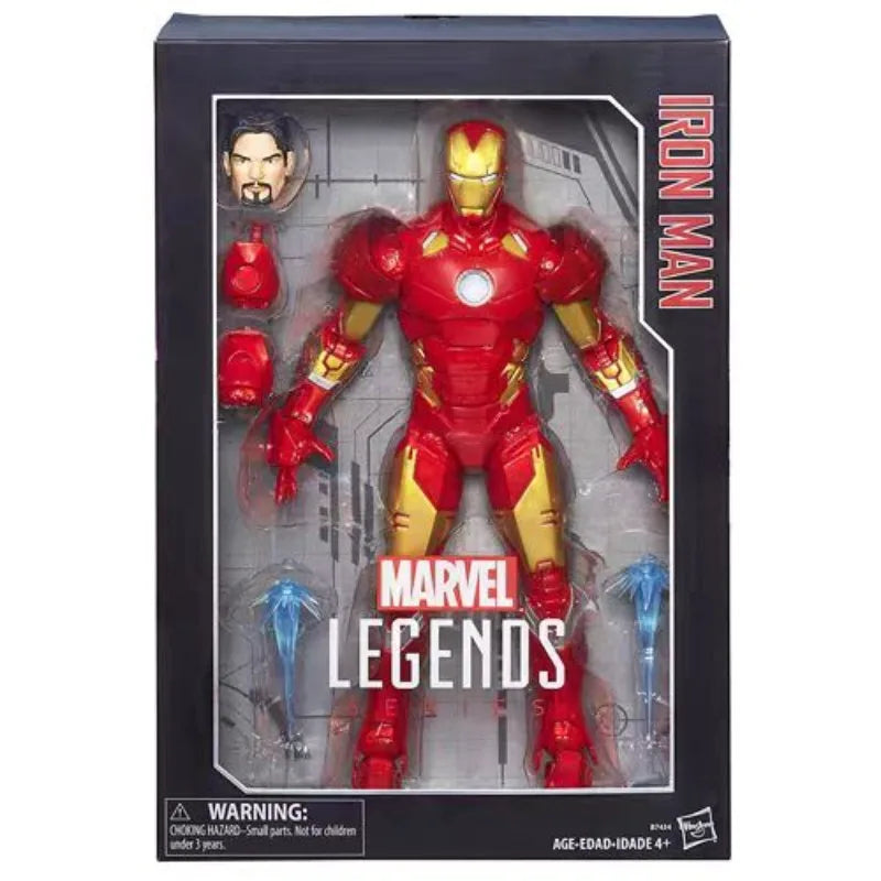 Original Hasbro Marvel Legends Series IRON MAN Anime Figure Toy Collection Gift