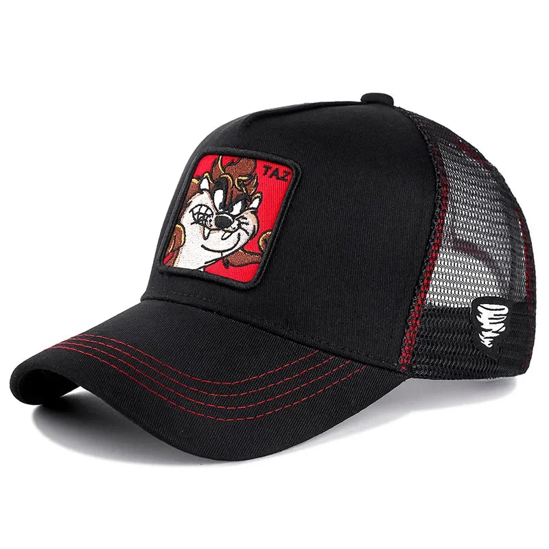 High Quality Brand Anime Cartoon Snapback Cotton Baseball Cap Men Dad Mesh Hats