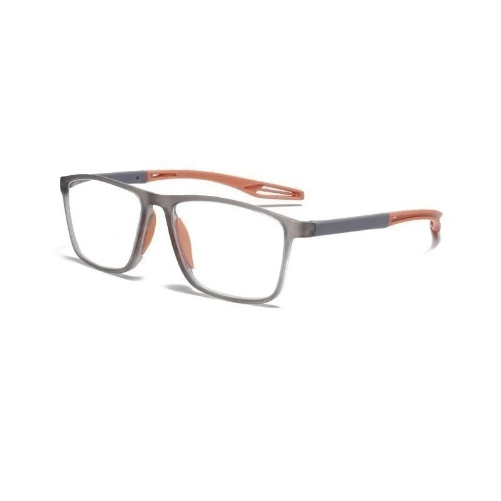 +1.00+1.50+2.00+2.50+3.00+3.50+4.00 TR90 Sports Anti-blue Light Rectangular Reading Glasses Anti-drop Anti-slip Glasses