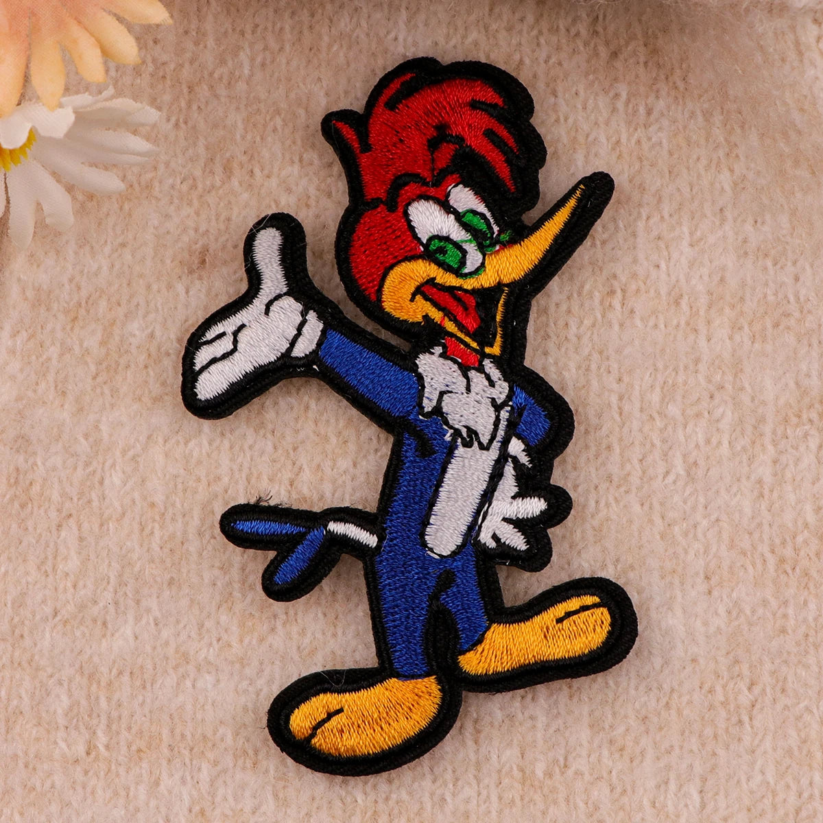 Cartoon Character Embroidery Patch Funny Bird Iron On Patches For Clothing Thermoadhesive Patches On Clothes DIY Sew Badges