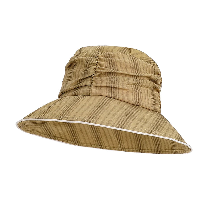 6145-New summer women's pleated sun-protective hat - versatile wide-brimmedfishermanhatfor outdoor activities,makingyourfacelook