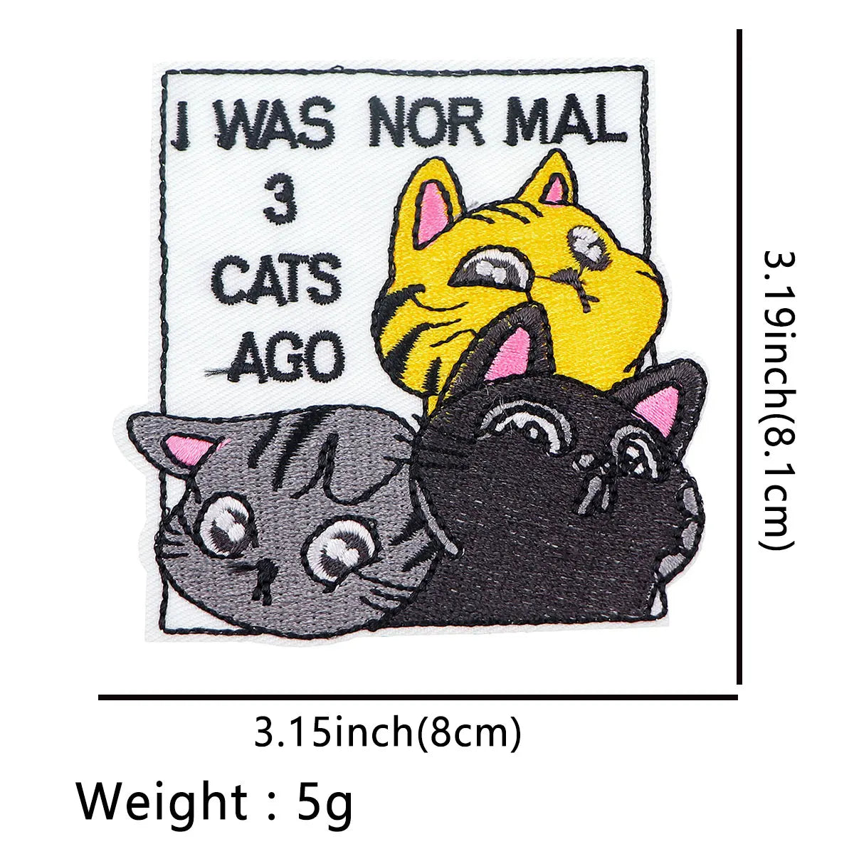 Silly Goose Patch Cute Cat Embroidery Patch Letters Iron On Patches For Clothing Thermoadhesive Patches On Clothes DIY Sew Badge