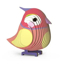 Multisize Children's Educational Paper Jigsaw Puzzle 3D Bird&Swan Series Small Animal Blocks DIY Handmade Toys Christmas Gift