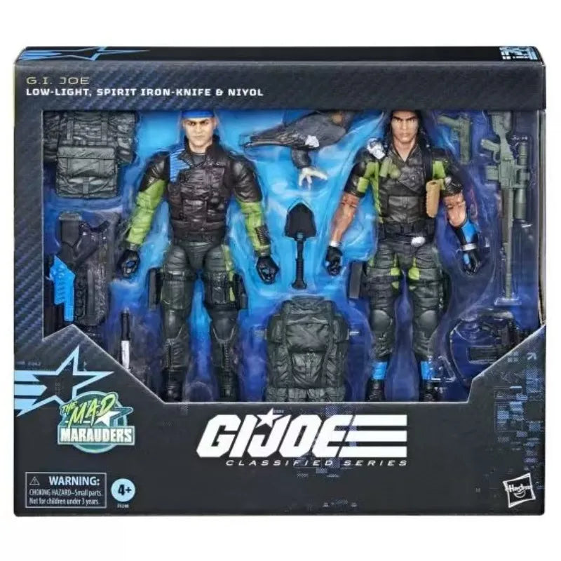 Original Hasbro G.I. Joe Classified Series 128 Low Light Spirit Iron Knife Niyol Action Figure Collection Toys Model