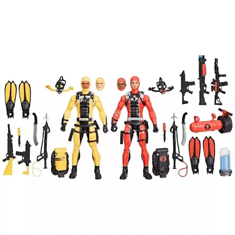 Original Hasbro G.I. Joe Classified Series 169 G.I.JOE DIVER VS. COBRA DIVER Anime Figure Toys Model Collection