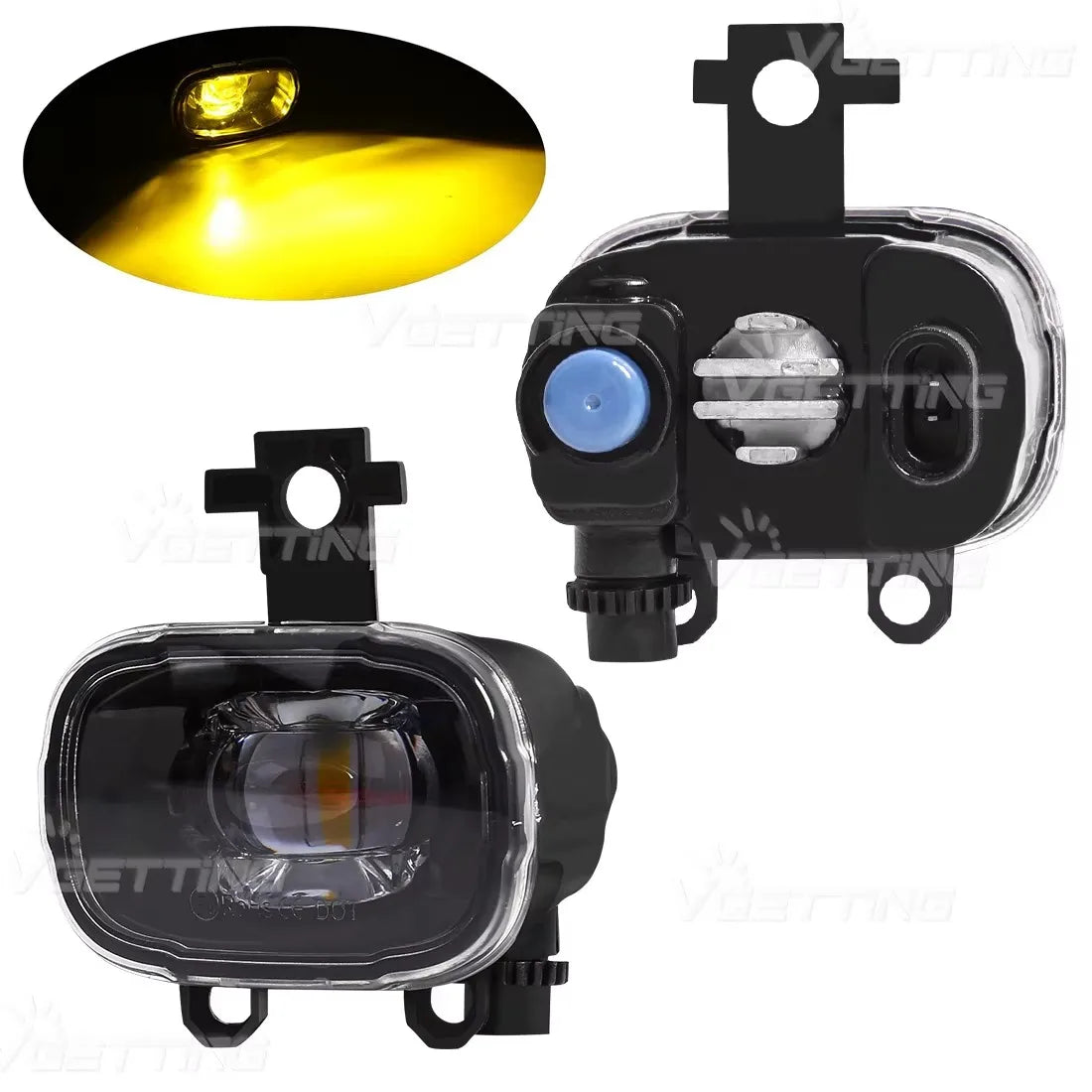 2PCS LED Fog Lamps For Nissan NAVARA NP300 X-trail Xtrail Rogue Kicks Juke F16 MK2 2020 2021 2022 Car DRL Daytime Running Light