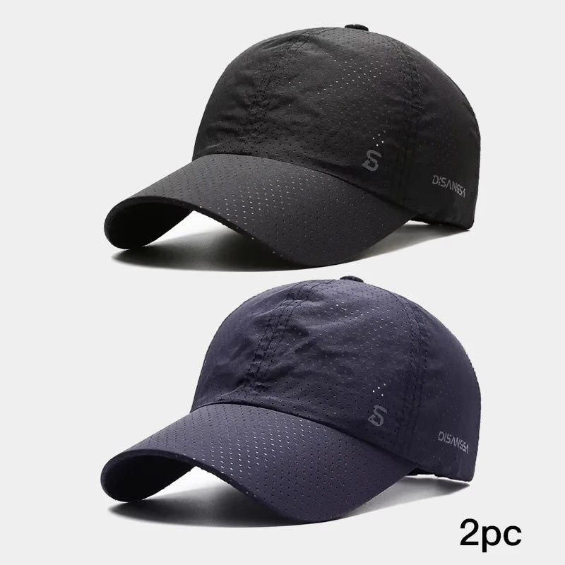 Running Cap Thin Quick Drying Breathable Hats, Men's Sun Fishing Baseball Cap