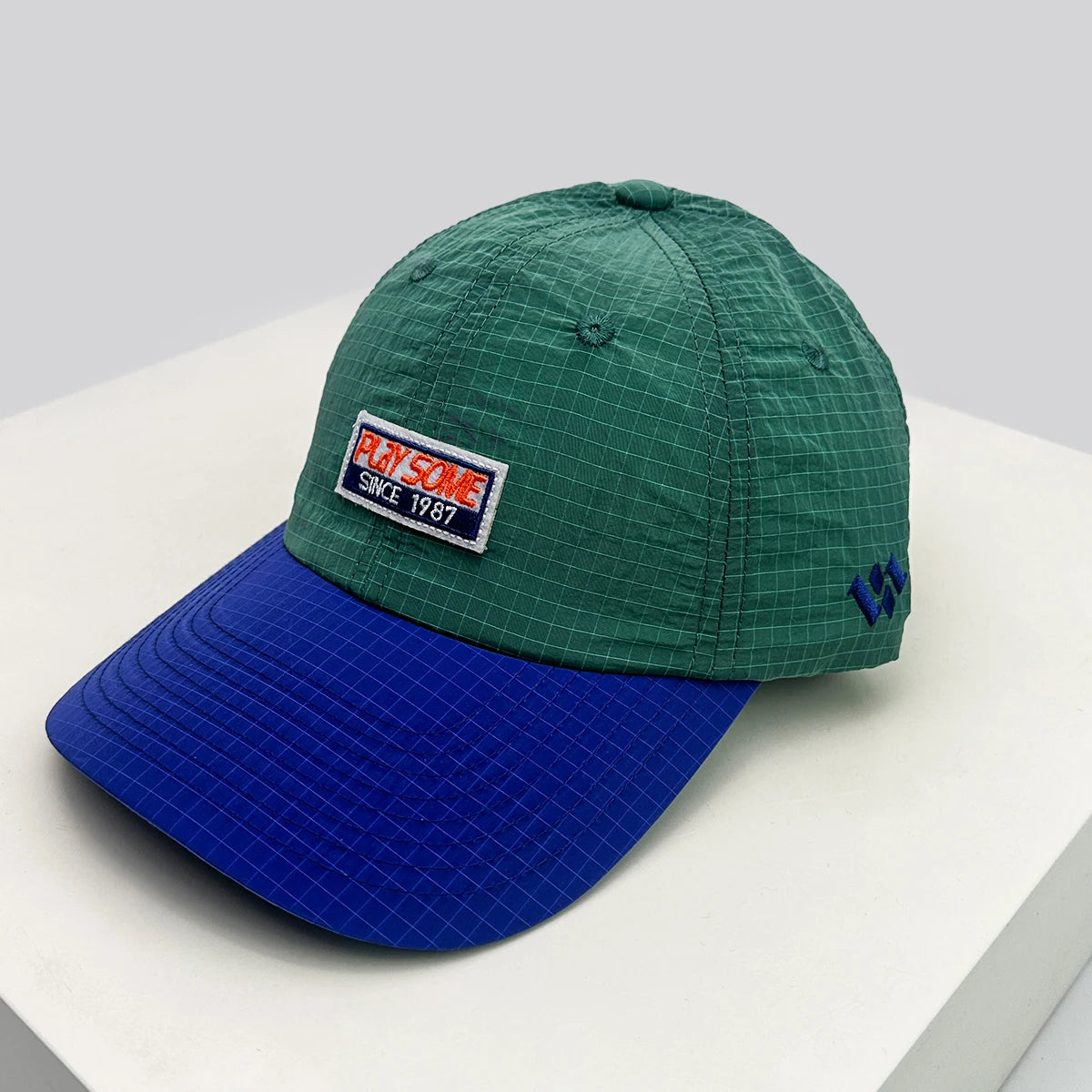 New Unisex Street Patch Letter Quick Drying Baseball Hats Sunshade Color Block Breathable Peaked Caps Versatile Fashion Outdoor