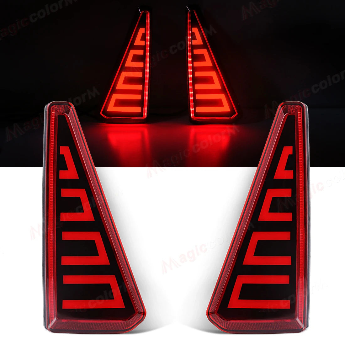 For Toyota NOAH VOXY 80 Series 2014 2015 2016 2017 2018 Rear Bumper Reflector Light Sequential Turn Signal Brake Driving Lamp