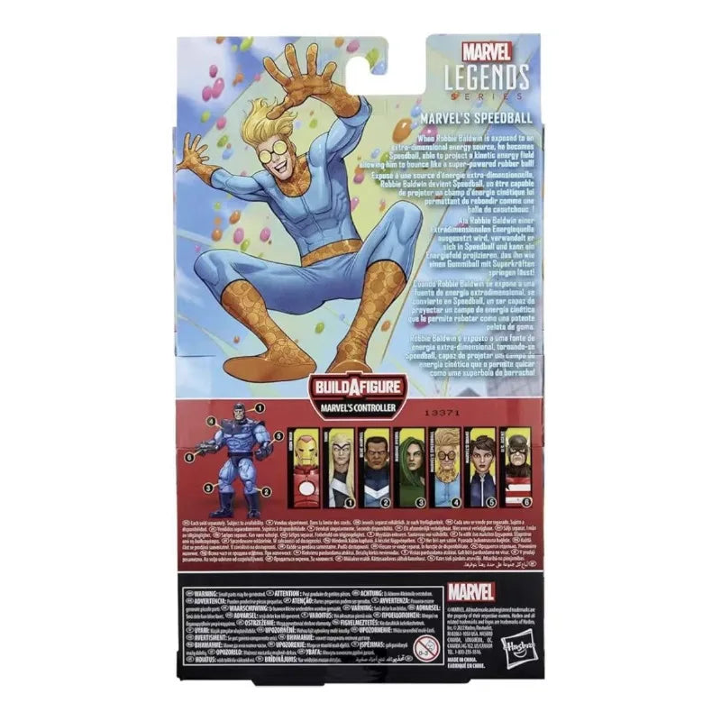 Original Hasbro Marvel Legends Series MARVEL'S SPEEDBALL Action Toy Figure Collection Model