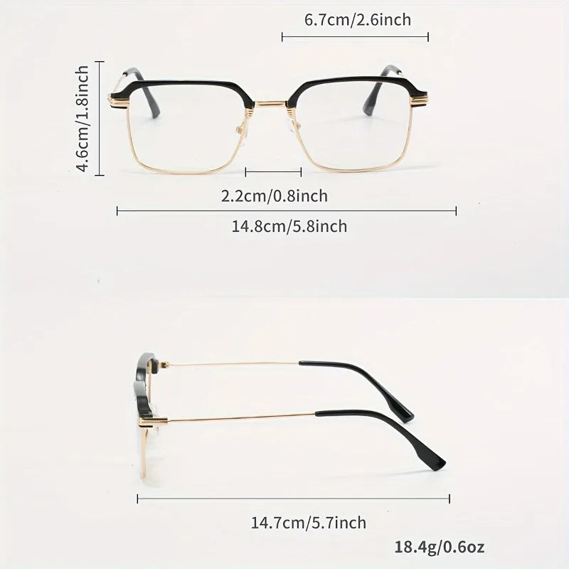 A Pair of Unisex Photochromic Glasses Suitable for Business Outdoor Travel, And As Decorative Eyewear for Phone And Computer Use