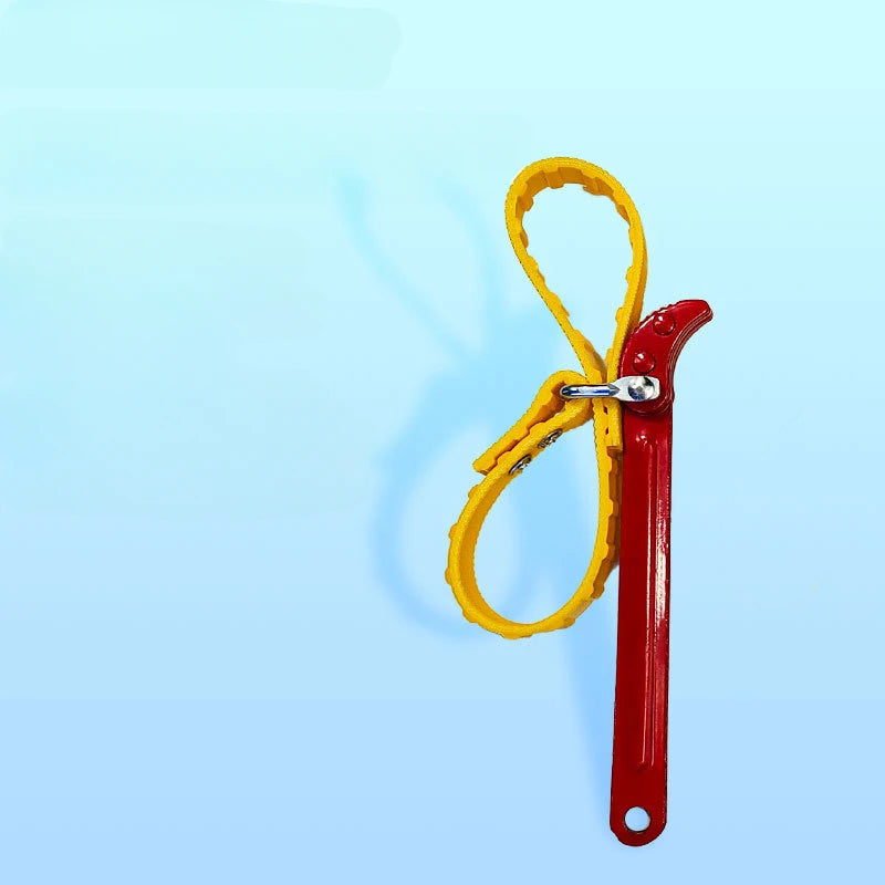 Belt Wrench Oil Filter Puller Strap Spanner Chain Wrench Strap Opener Adjustable Strap Opener Cartridge Disassembly Tool
