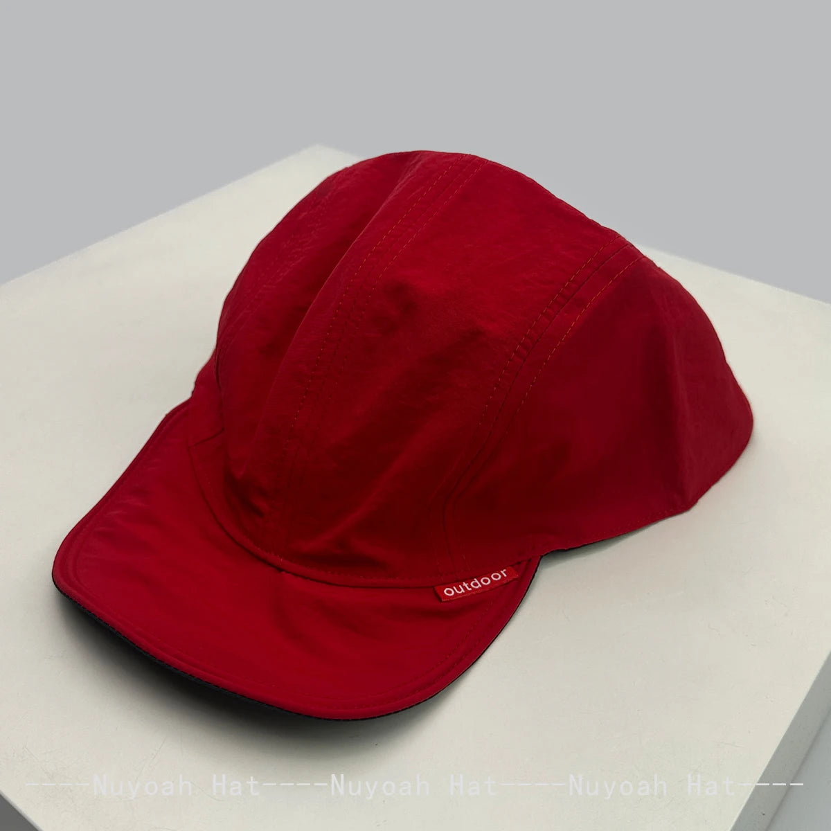 New Men Women Quick Drying Korean Letters Baseball Hats Sunshade Color Block Breathable Double-sided Wear Peaked Caps Versatile