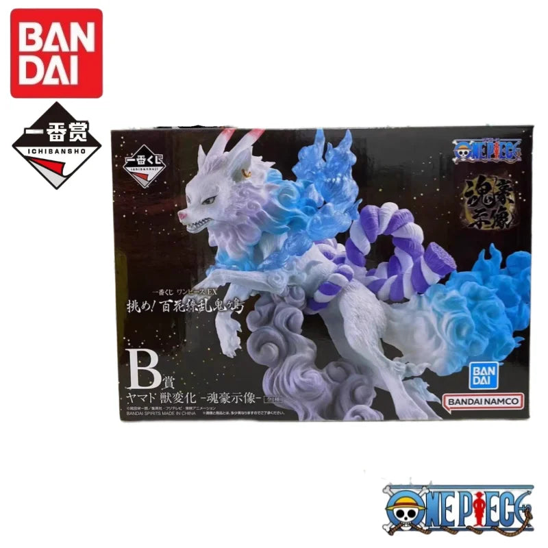 Special OfferIn Stock Original Bandai One Piece Ichiban Kuji Ex Flowers Abundantly Dragon Kozuki Bestial Yamato Anime Figures To
